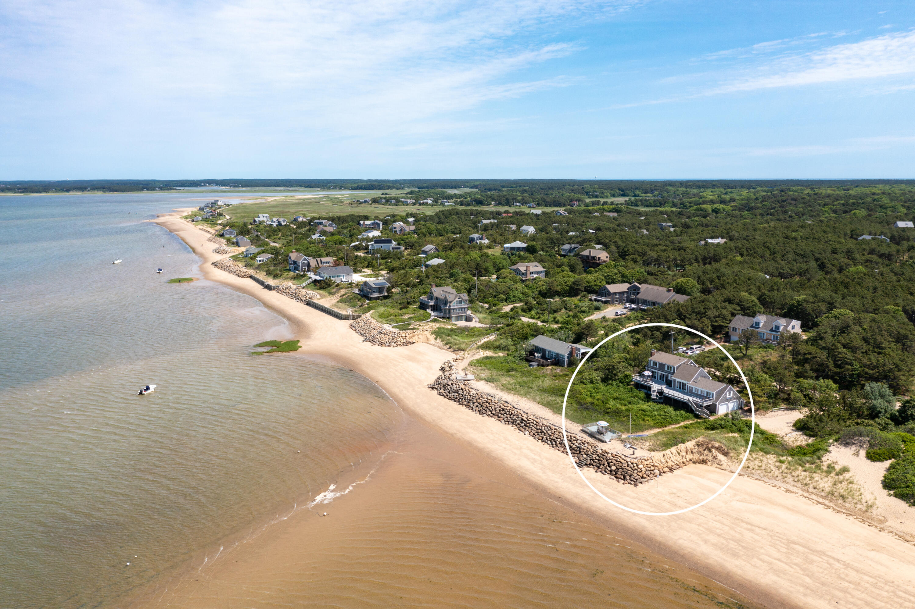 85 Sparrow Road Eastham, MA 02642 - Photo 31 of 43 an aerial view of beach and ocean