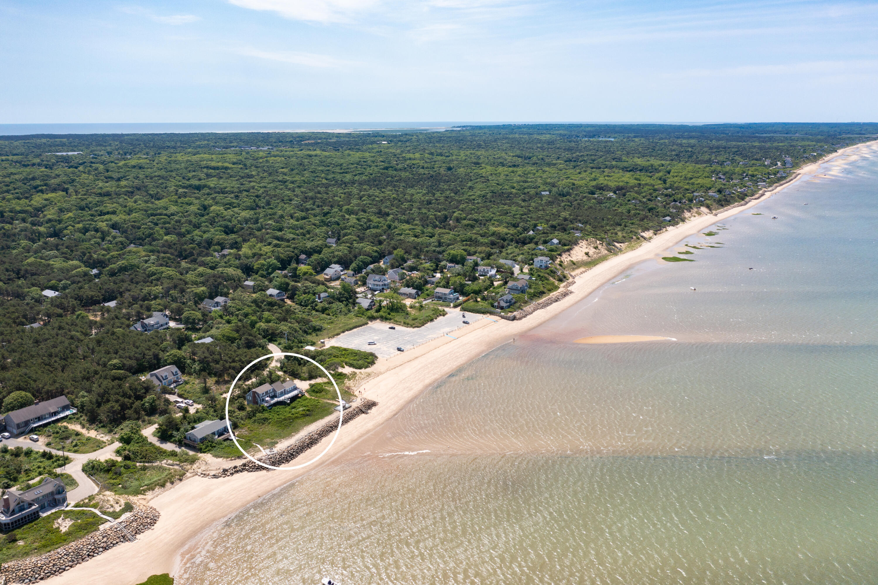 85 Sparrow Road Eastham, MA 02642 - Photo 33 of 43 a view of a city and ocean