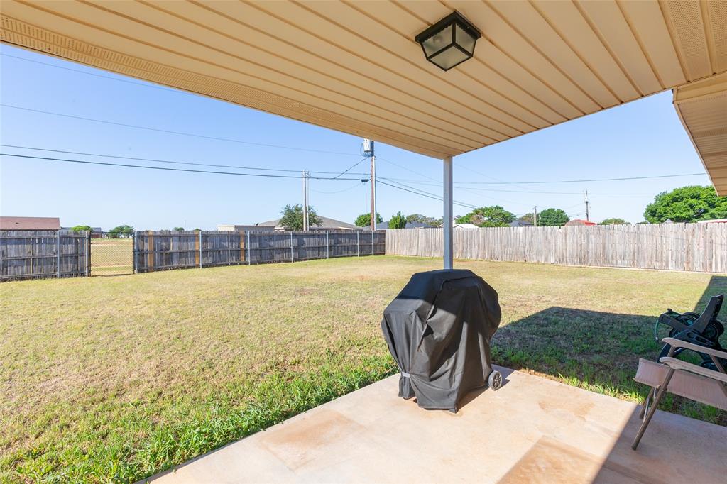 1603 Derrick Drive Haskell, TX 79521 - Photo 34 of 37 a view of a backyard