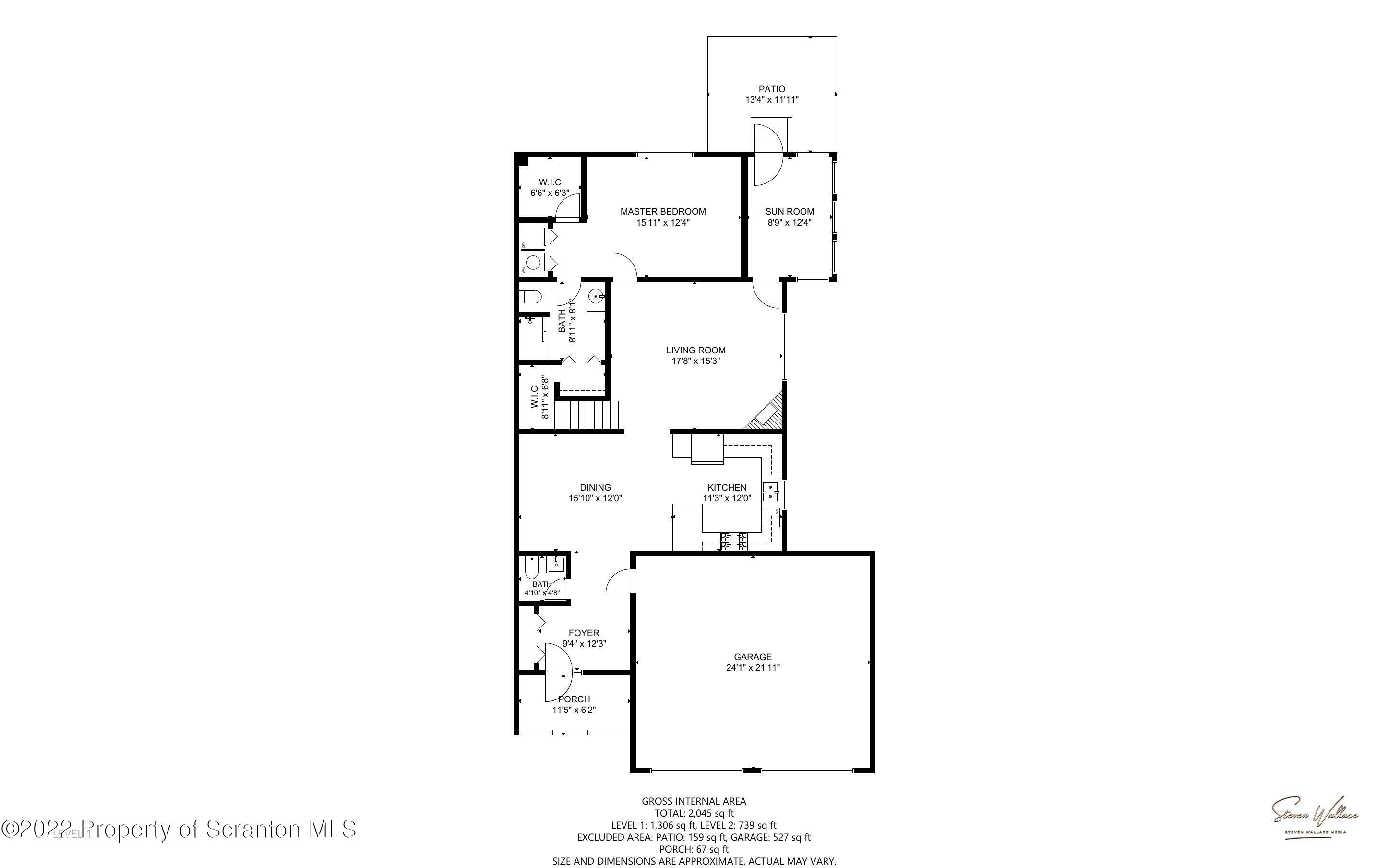 133 Pierce Street Eynon, PA 18403 - Photo 8 of 55 a picture of a bench in front of gate