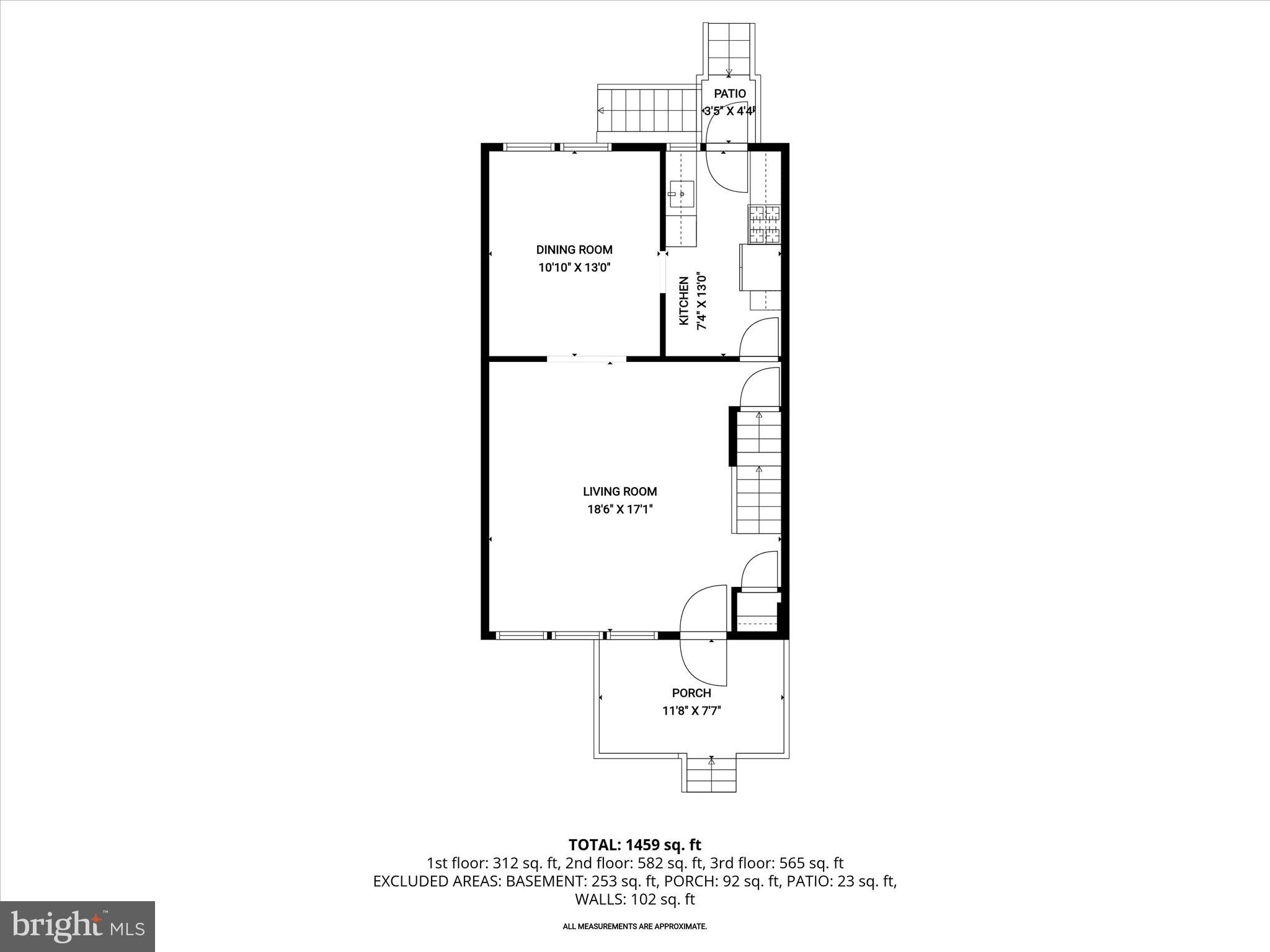 1945 Edgewood Road Towson, MD 21286 - Photo 43 of 46 a picture of a floor plan