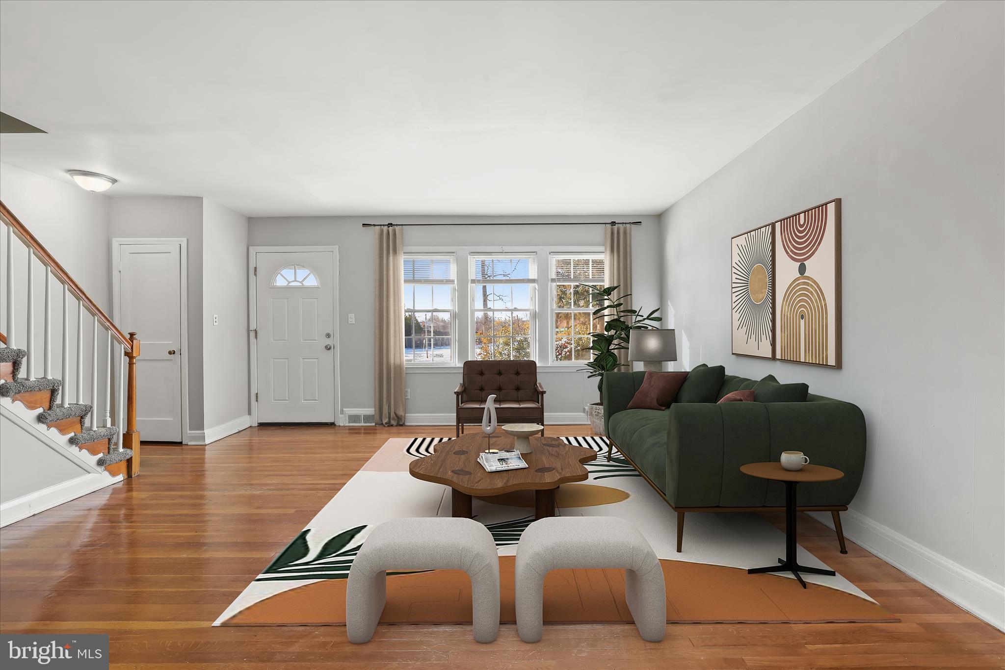 1945 Edgewood Road Towson, MD 21286 - Photo 4 of 46 a living room with furniture and wooden floor
