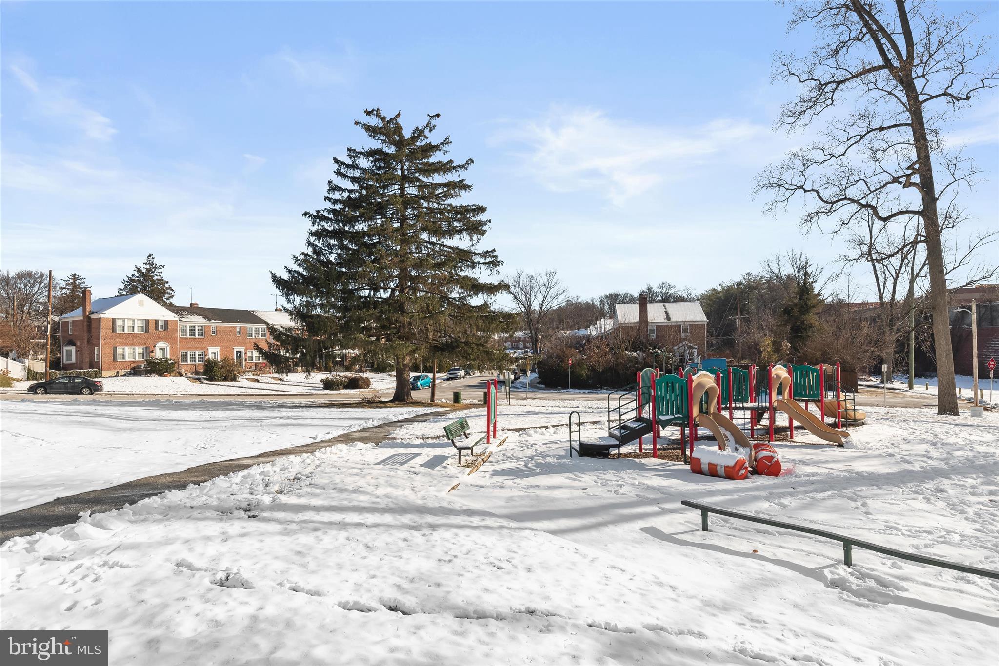 1945 Edgewood Road Towson, MD 21286 - Photo 41 of 46 a view of a park with swings and slides
