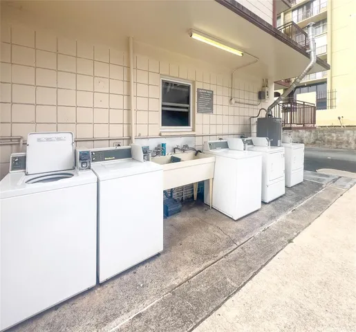 a room with storage and utility