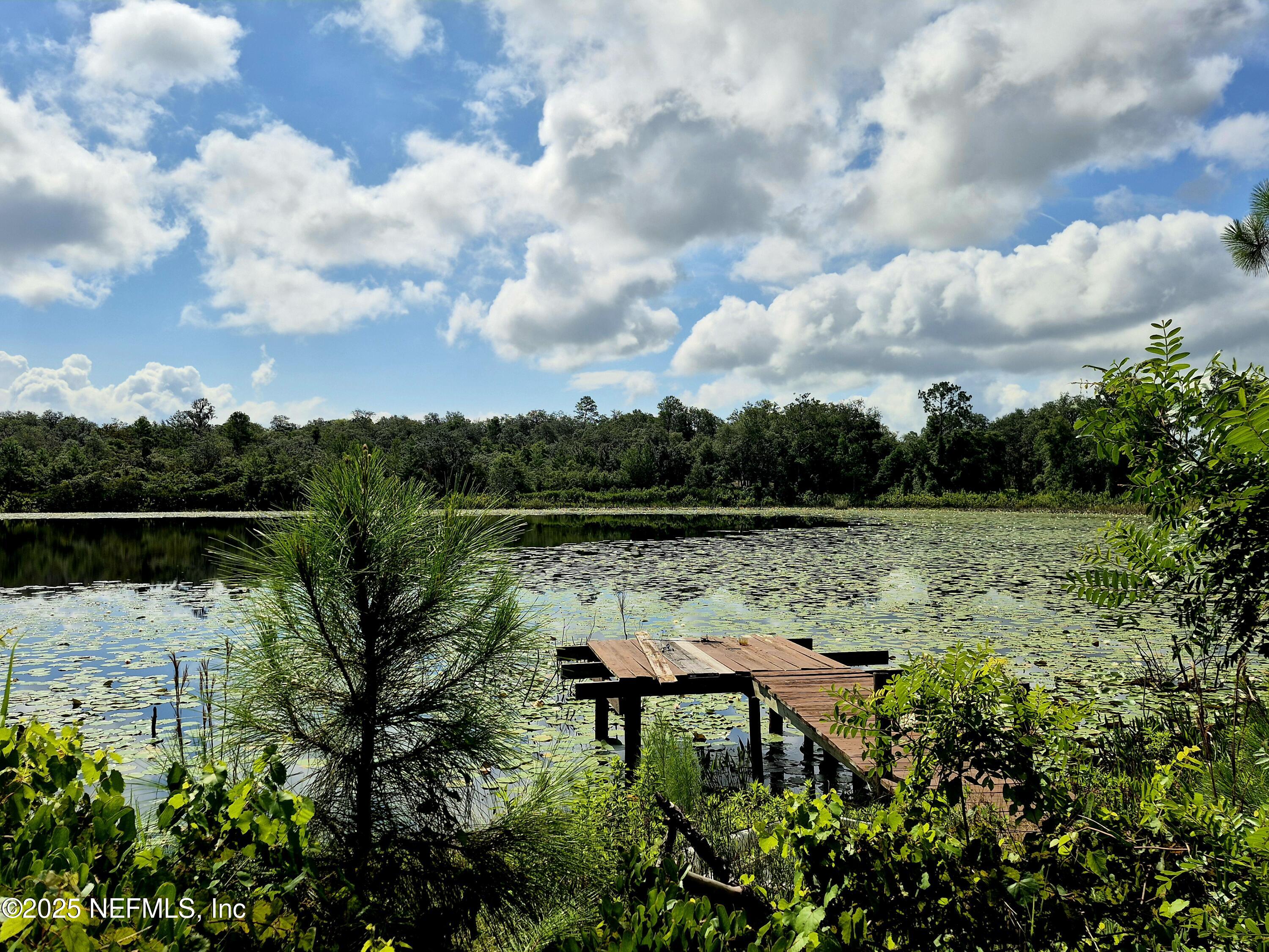 282 Byrd Road Crescent City, FL 32112 - Photo 2 of 24 a view of a lake with table and chairs