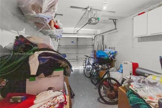 a storage room with lots of stuff and toys