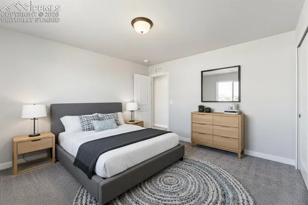 a view of an front door