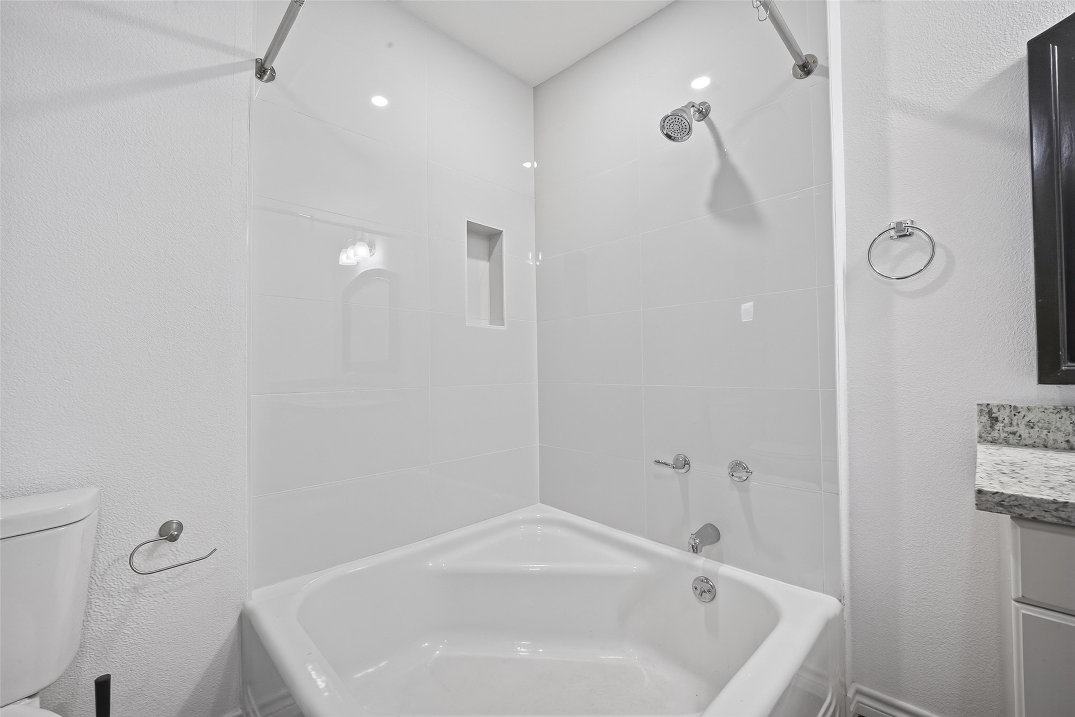3530 Rosedale Street Houston, TX 77004 - Photo 48 of 50 Luxuriously renovated bathroom with modern fixtures and elegant finishes.