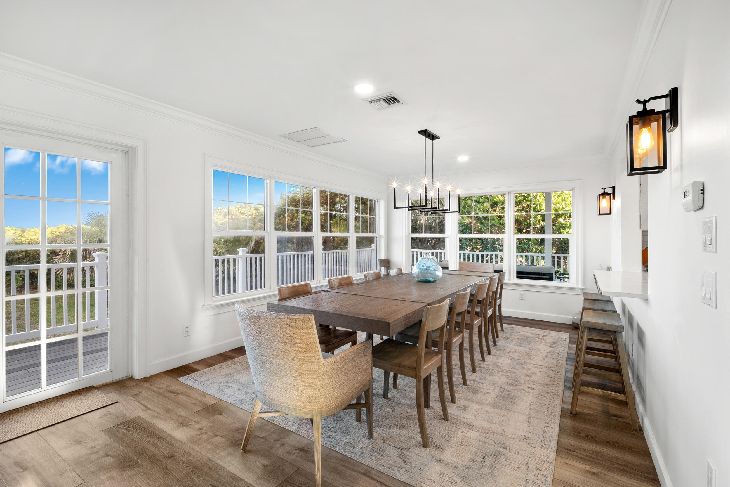 12376 Florida A1A Vero Beach, FL 32963 - Photo 56 of 92 a view of a dining room with furniture window and outside view