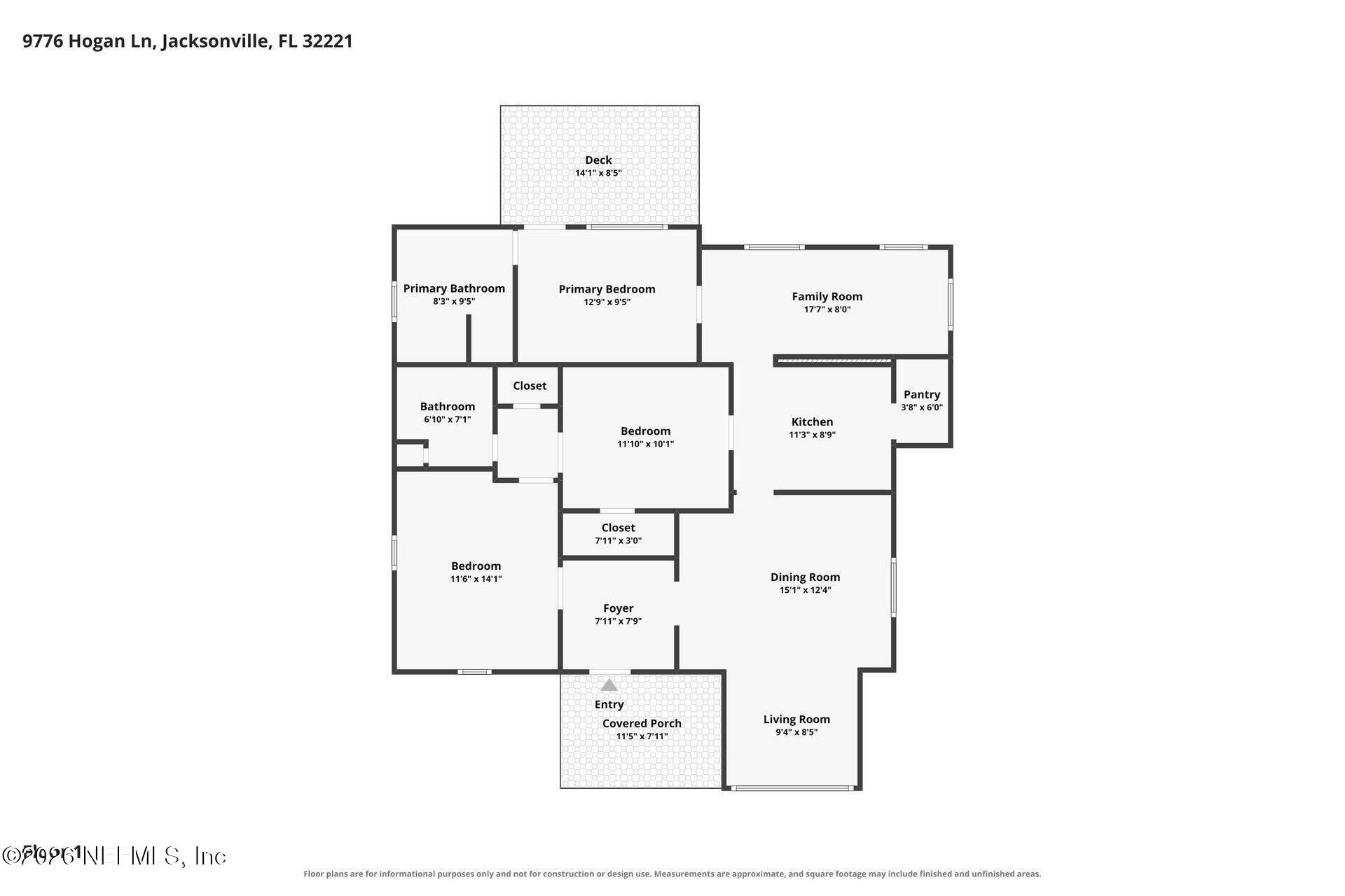 9776 Hogan Road Jacksonville, FL 32246 - Photo 16 of 16 002 - Floor Plan