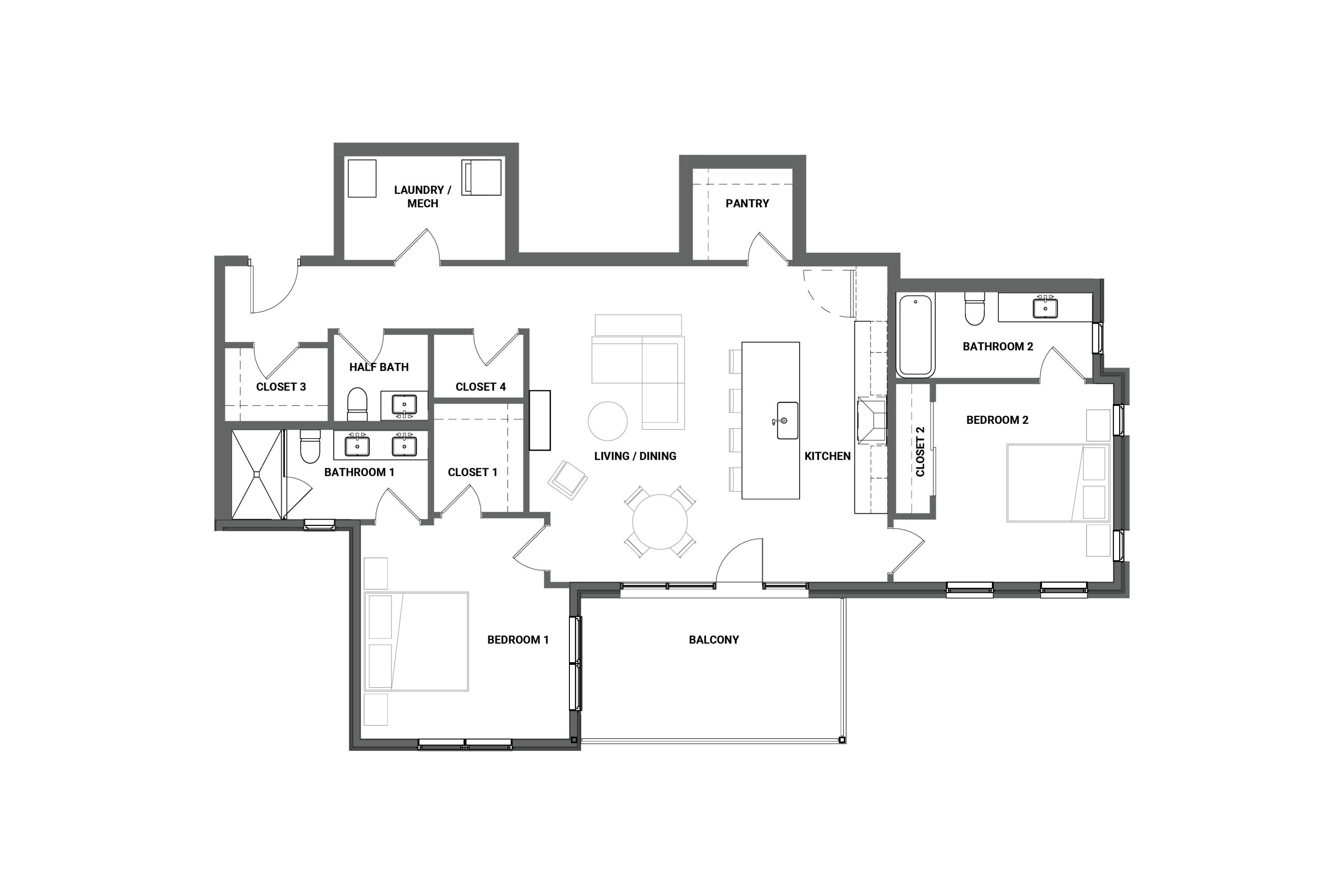 Undisclosed Address Dexter, MI 48130 - Photo 10 of 20 UnitLayouts3