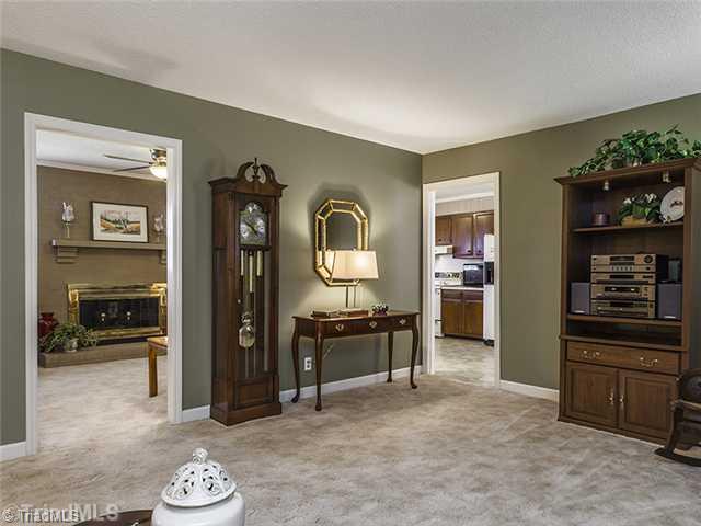 506 Shadybrook Road High Point, NC 27265 - Photo 3 of 16 Living Room. Living Room Very Open to Great Room, Kitchen and Dining Room