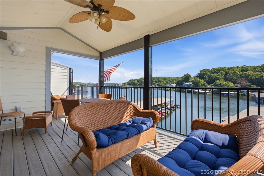 80 Willow Ridge Road, Unit 3B Lake Ozark, MO 65049 - Photo 1 of 37 Enjoy the large lakeside deck!