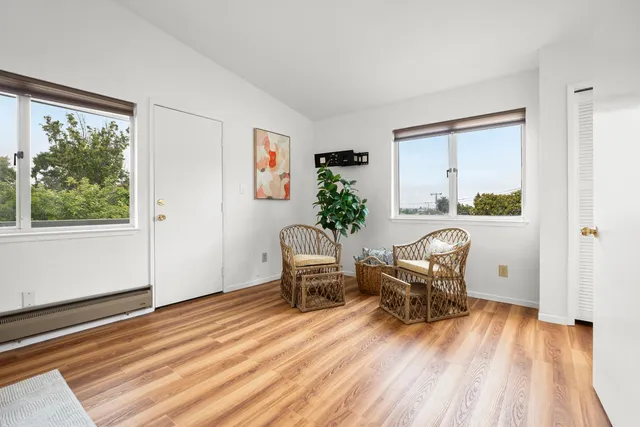 a view of a chair in balcony