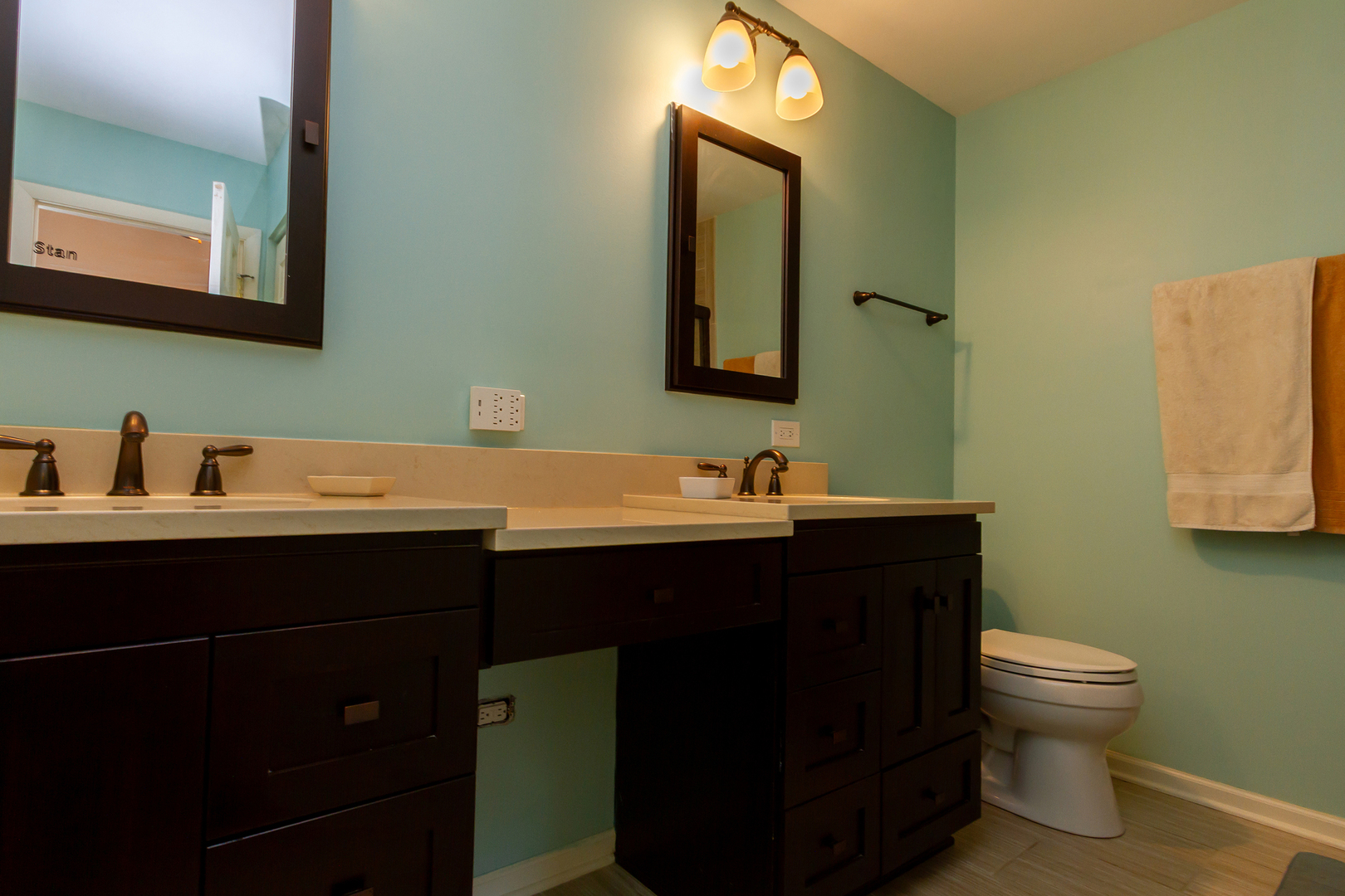 1734 Somerfield Lane Crystal Lake, IL 60014 - Photo 18 of 25 a bathroom with a sink and a mirror
