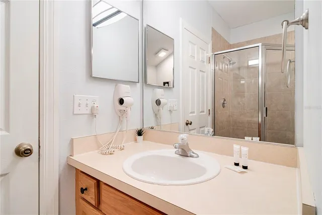 a view of outdoor space with swimming pool