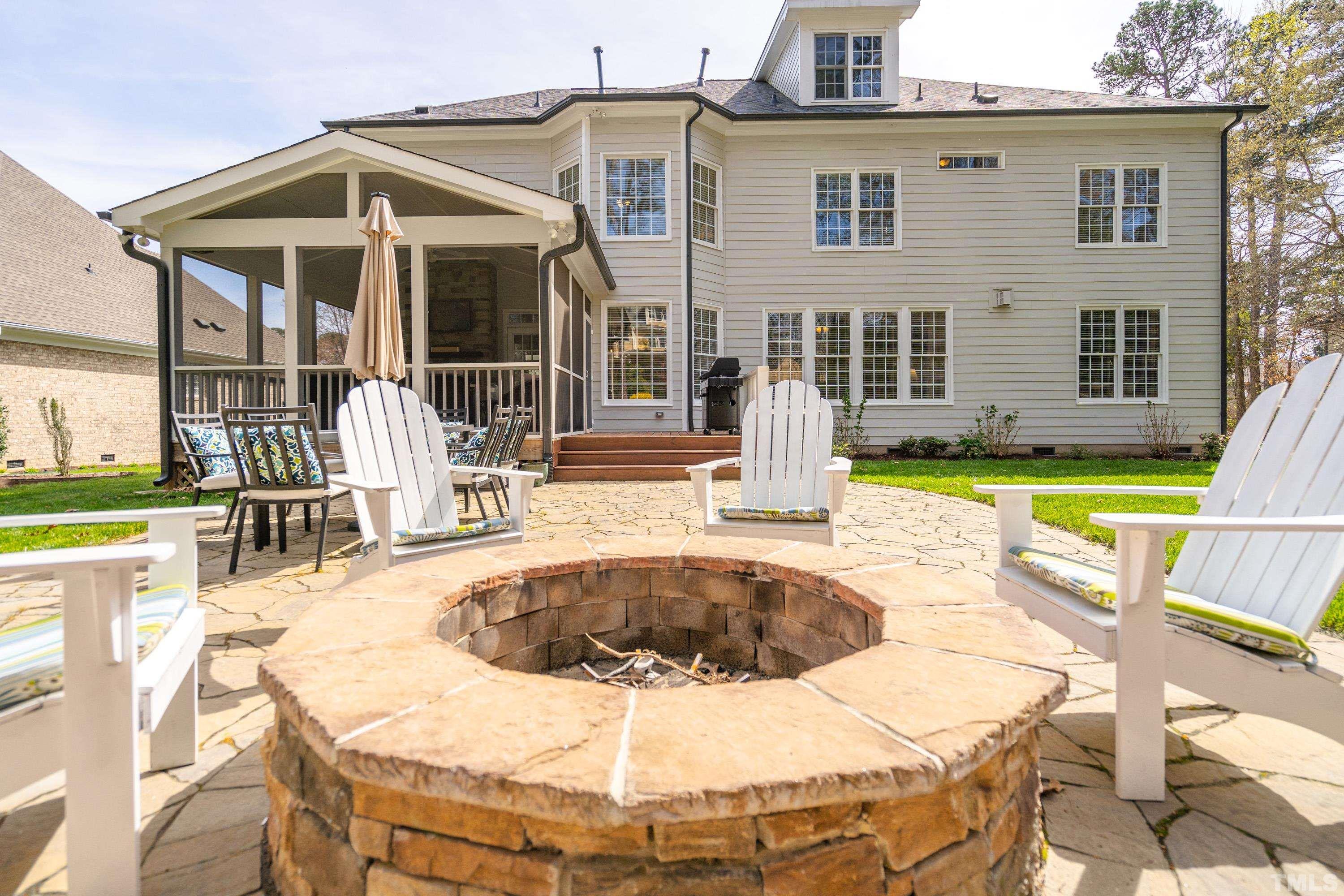 4324 Summer Brook Drive Apex, NC 27539 - Photo 47 of 70 a view of a house with swimming pool and sitting area