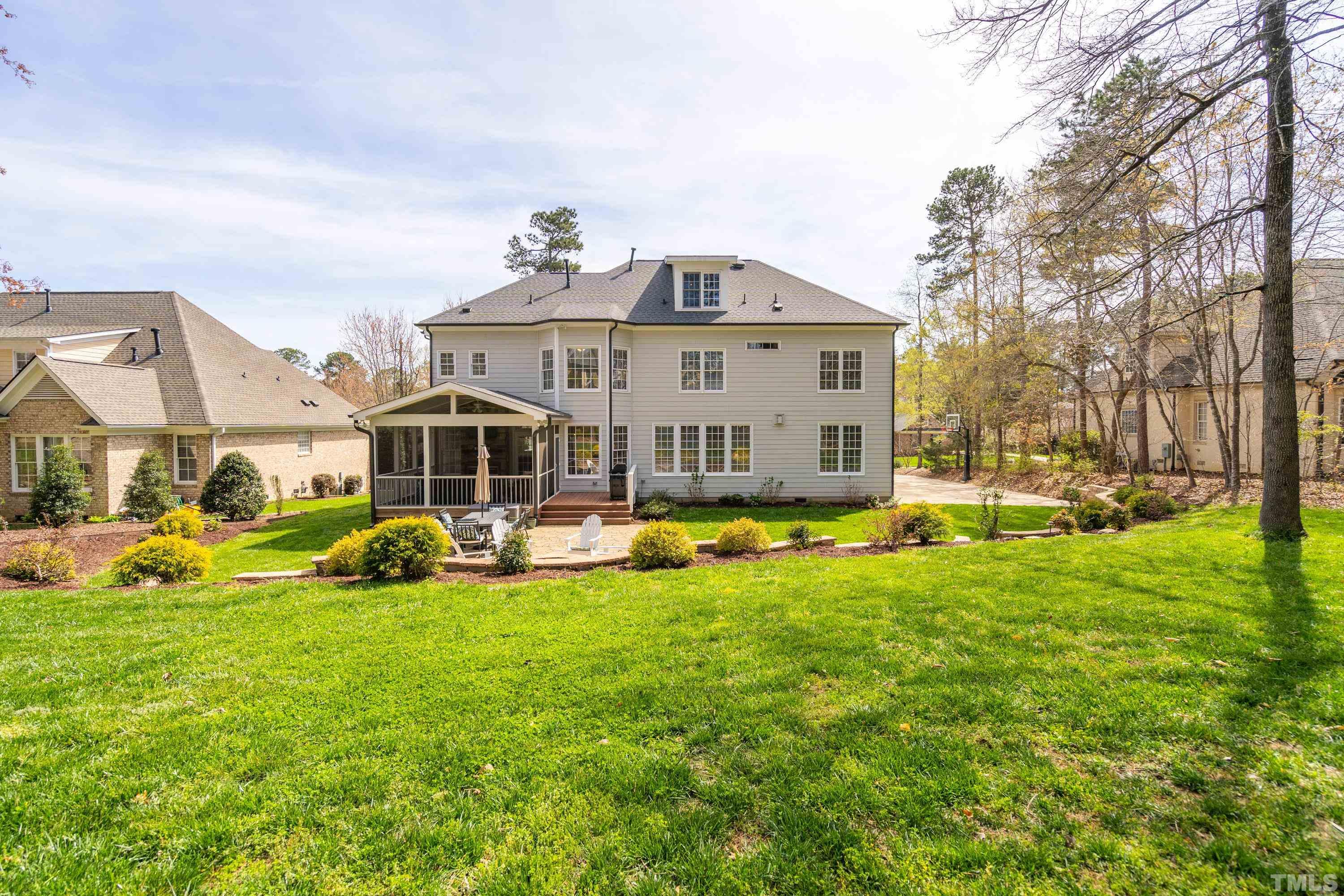 4324 Summer Brook Drive Apex, NC 27539 - Photo 52 of 70 a view of a house with swimming pool and yard