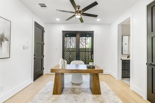 a room with furniture and a window