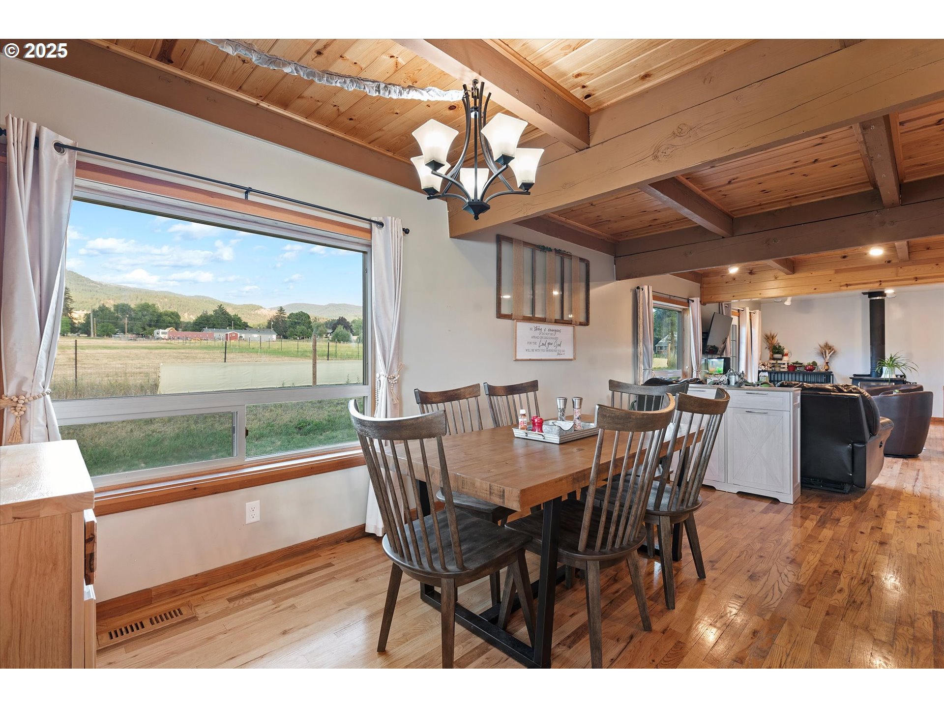 1008 Foster Street Cove, OR 97824 - Photo 11 of 33 a view of a dining room with furniture window and outside view