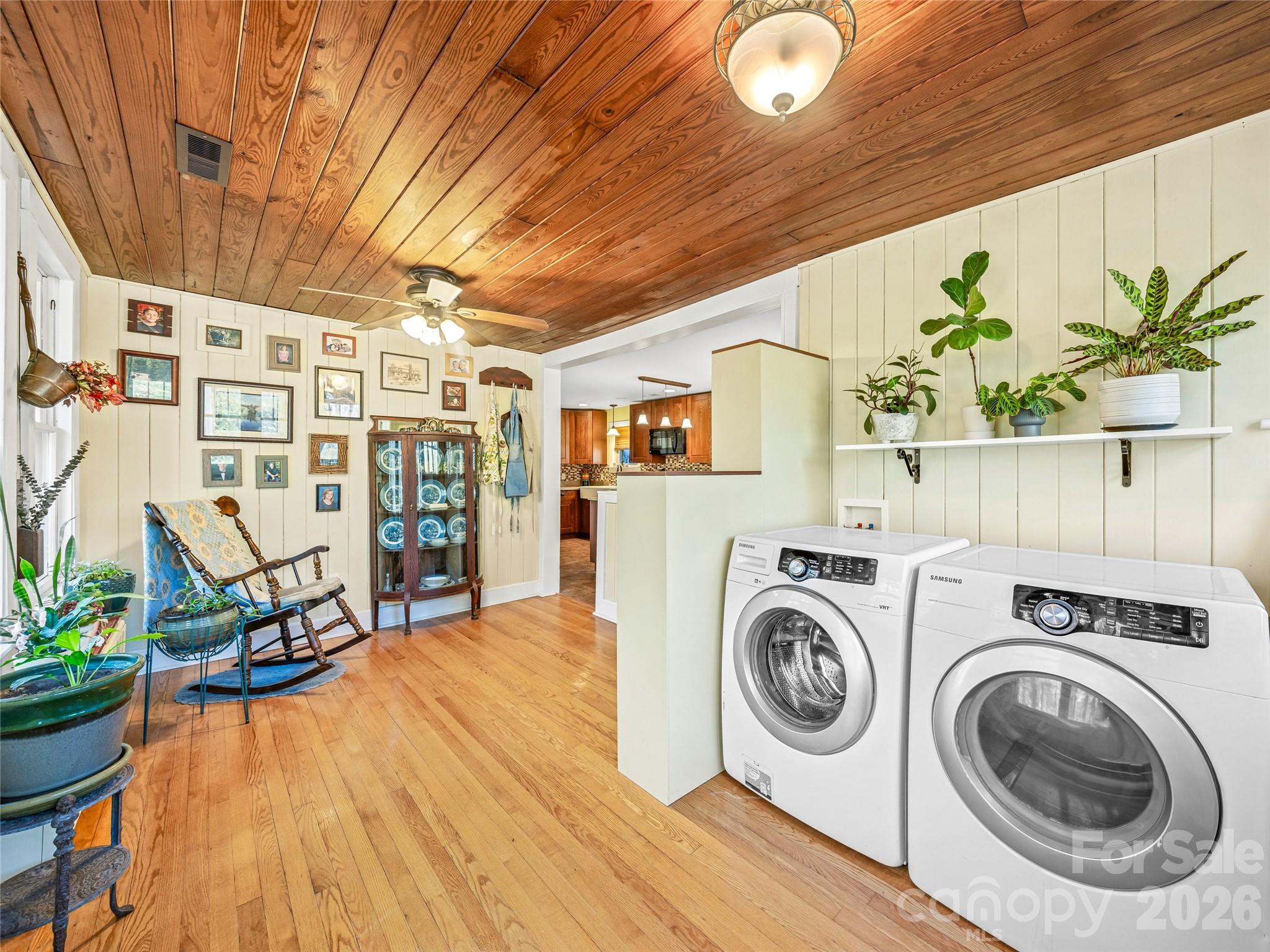 104 Campground Road Hendersonville, NC 28791 - Photo 14 of 32 a view of a storage & utility room with washer and dryer