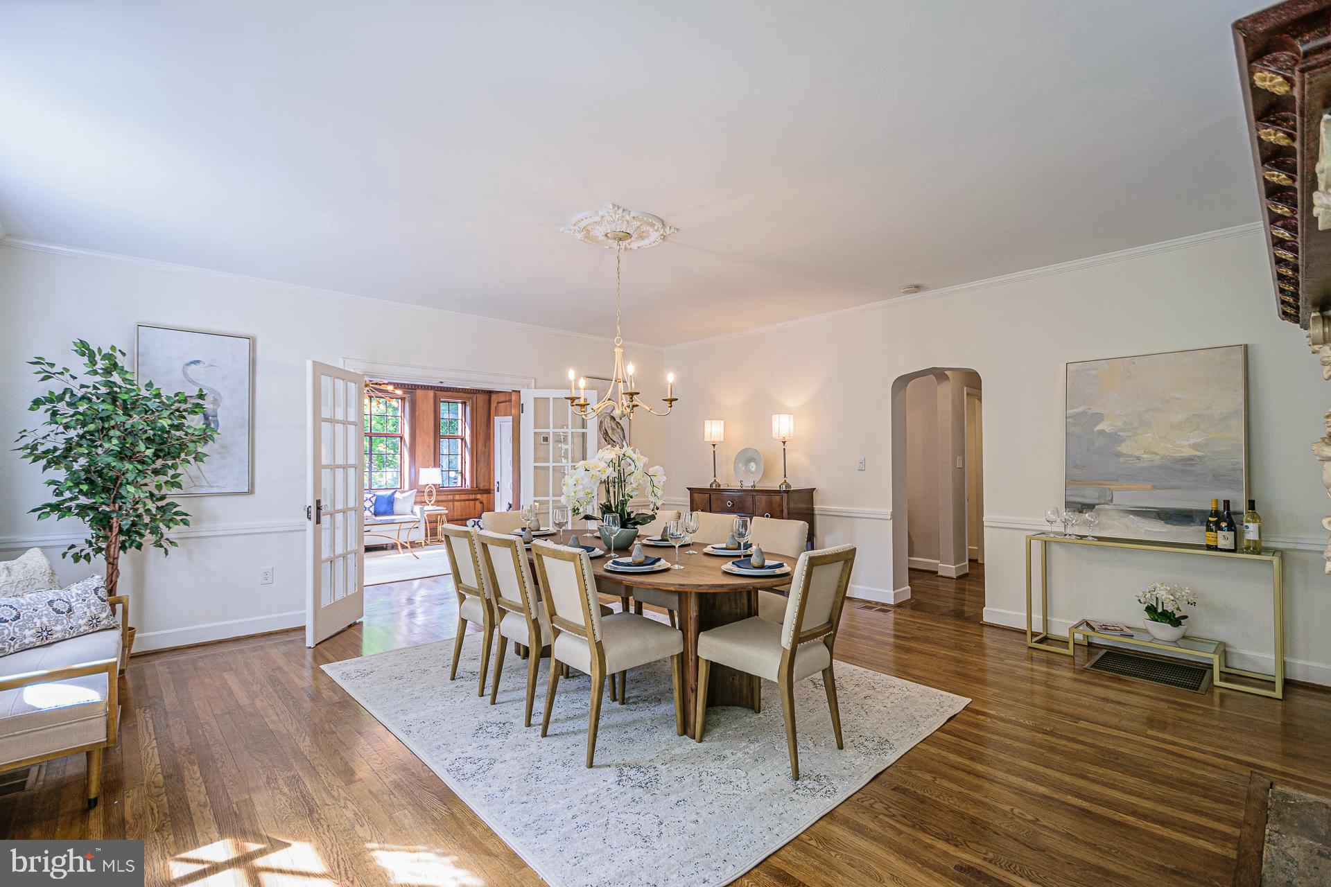 4331 Blagden Avenue Northwest Washington, DC 20011 - Photo 16 of 38 a view of a a dining room with furniture window and wooden floor