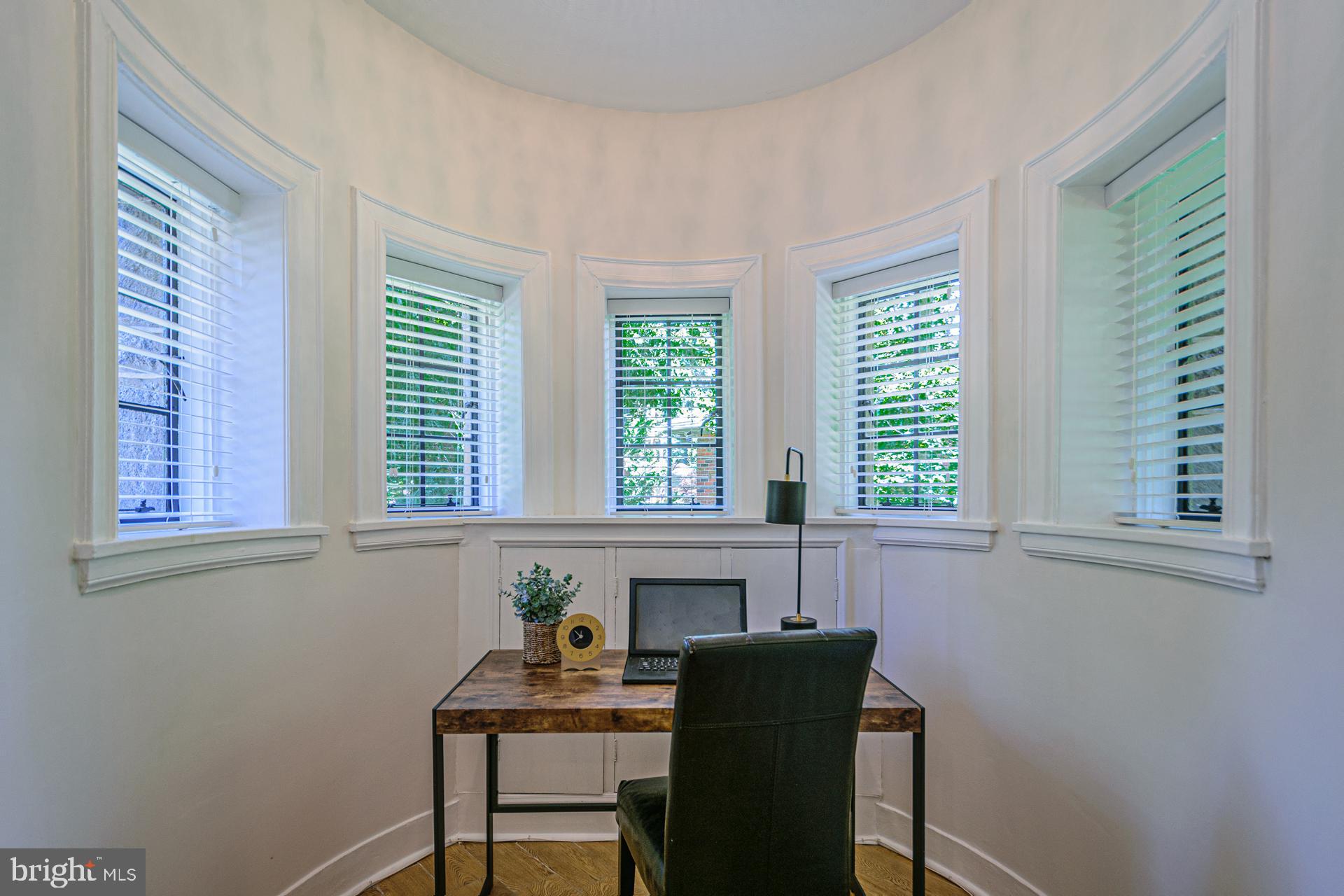 4331 Blagden Avenue Northwest Washington, DC 20011 - Photo 33 of 38 a view of a workspace with furniture and a window