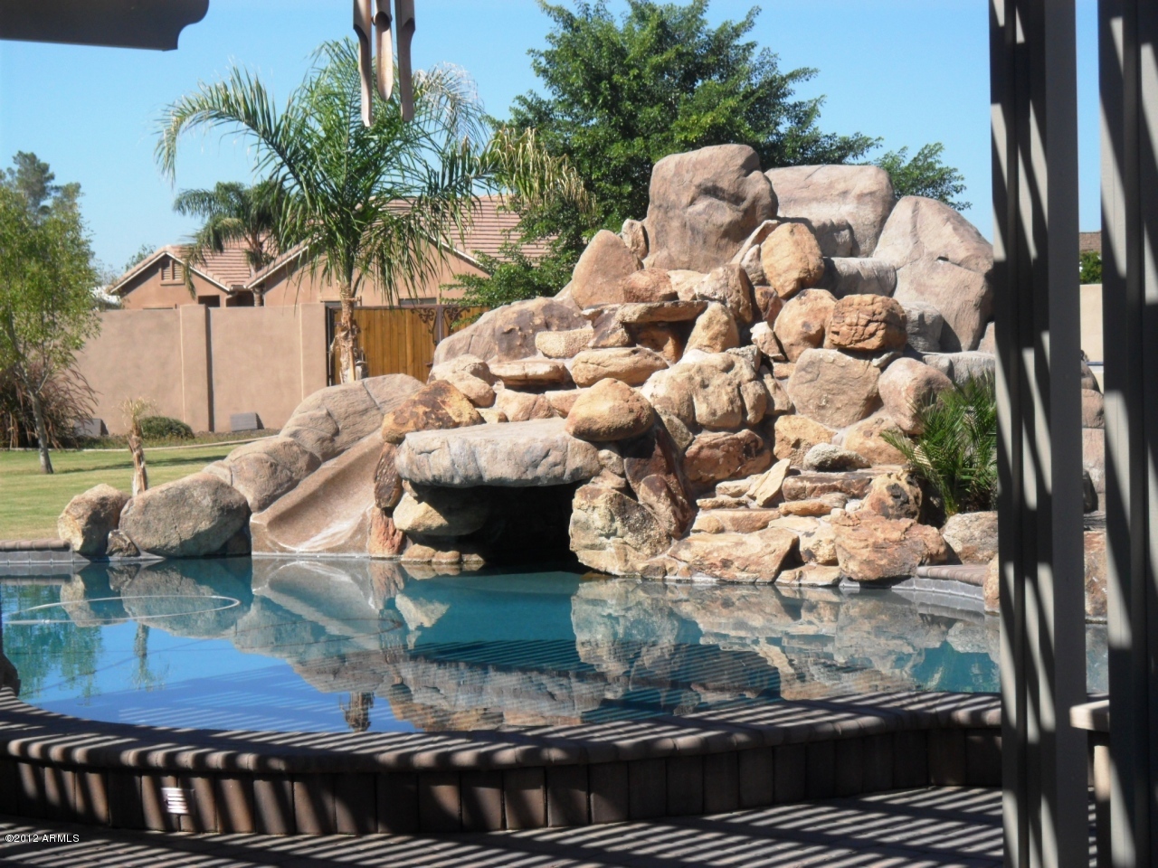 3020 East Ryan Road Gilbert, AZ 85297 - Photo 54 of 69 Custom built pool with 8 ft waterslide g
