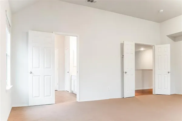 a view of an empty room