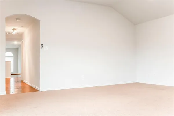 a view of empty room