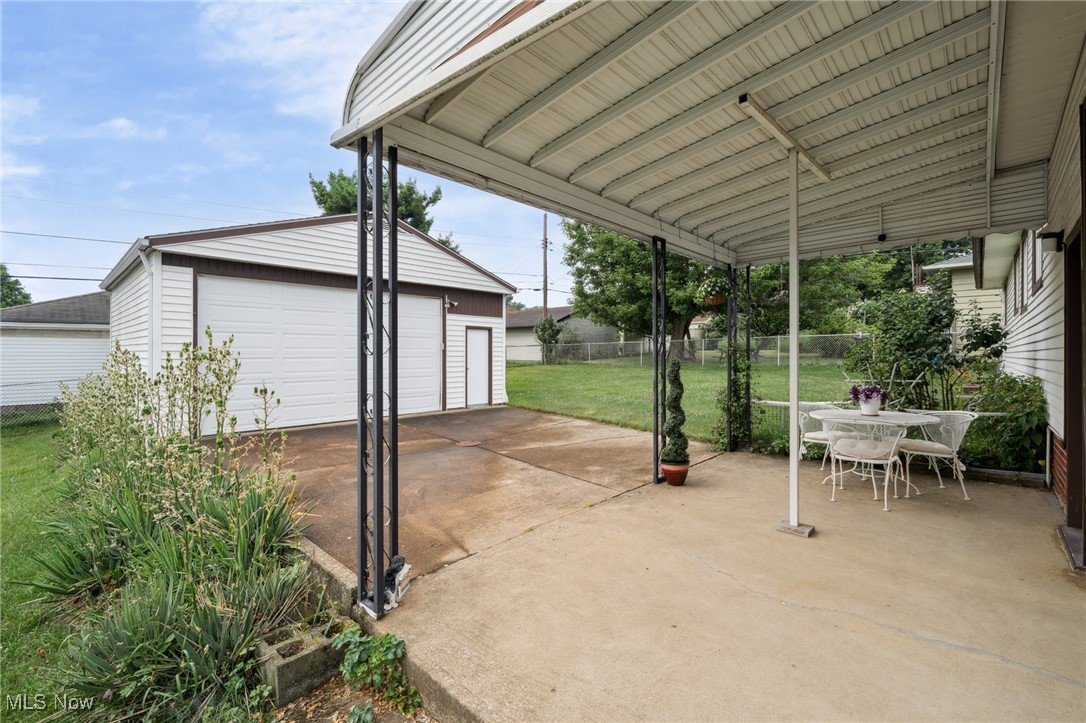 2651 Dentzler Road Parma, OH 44134 - Photo 25 of 35 Covered Rear Patio and Detach Garage