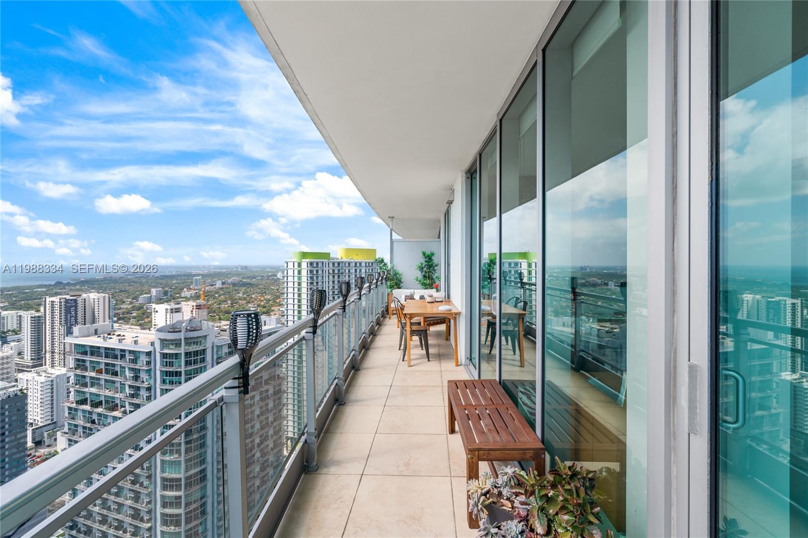 92 Southwest 3rd Street, Unit 4702 Miami, FL 33130 - Photo 31 of 47 a view of balcony with city view