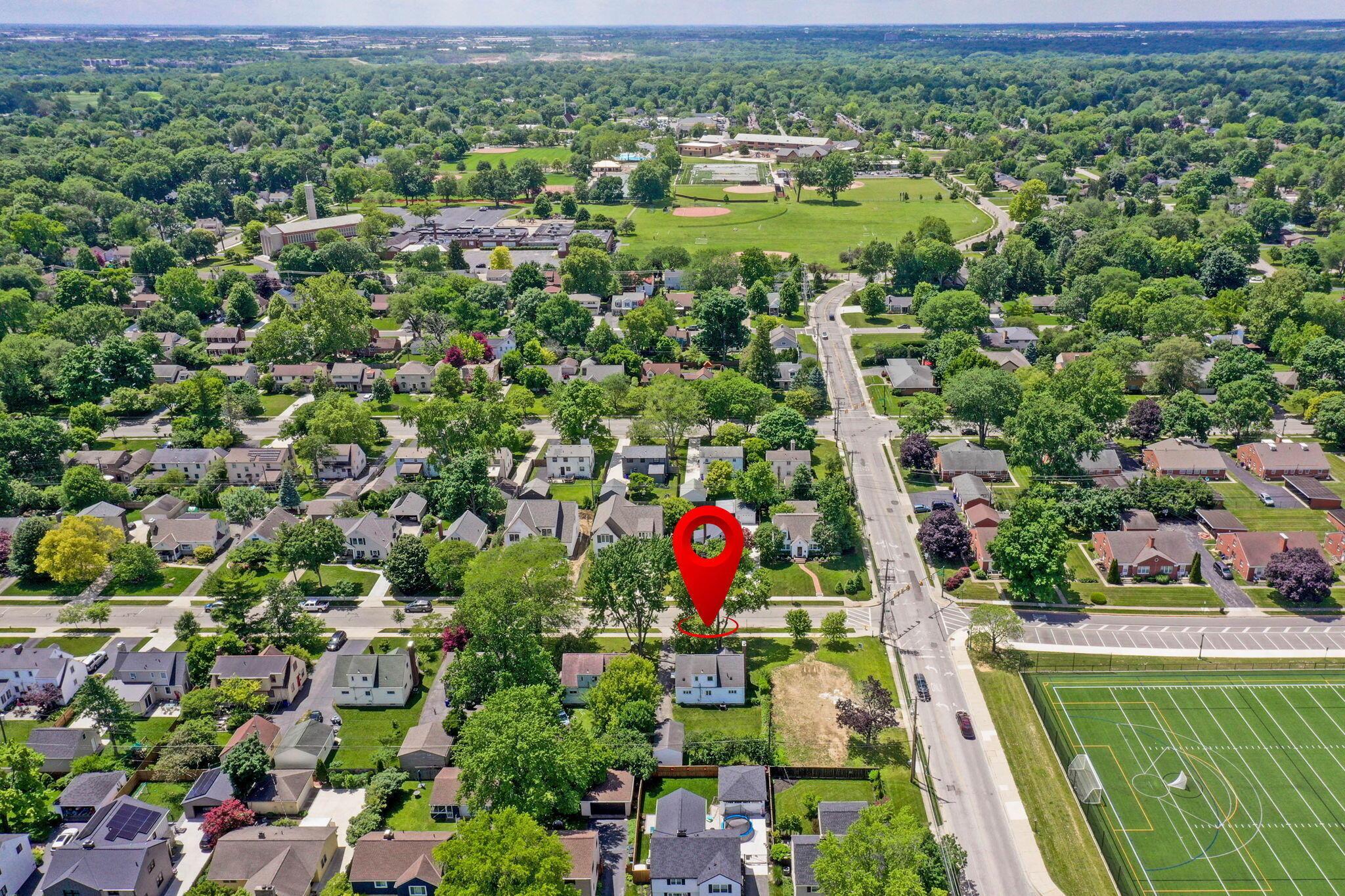 2796 Brandon Road Columbus, OH 43221 - Photo 36 of 44 Aerial View of Home