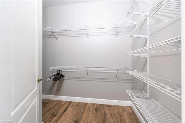 a view of walk in closet