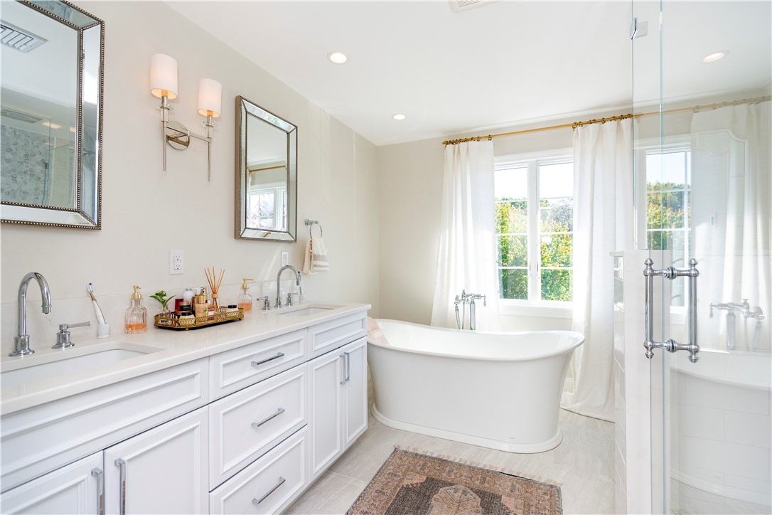 50 Crest Drive Cranston, RI 02921 - Photo 24 of 50 Master bathroom vanity and soaking tub
