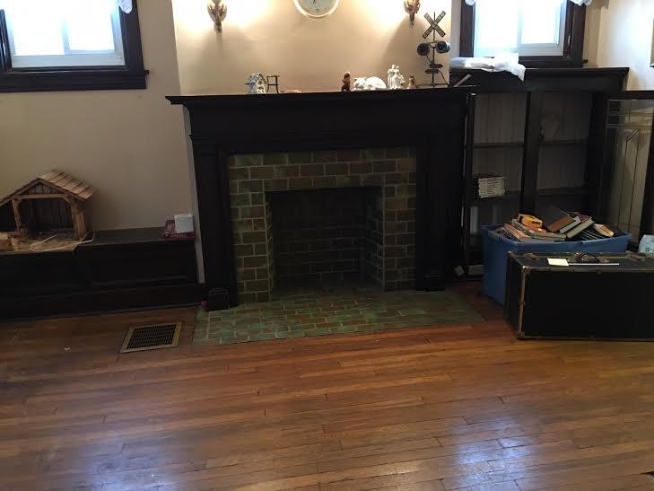1301 Sharps Hill Road Pittsburgh, PA 15215 - Photo 9 of 23 Cozy Fireplace, And Natural Hardwood Floors In The Living Room.