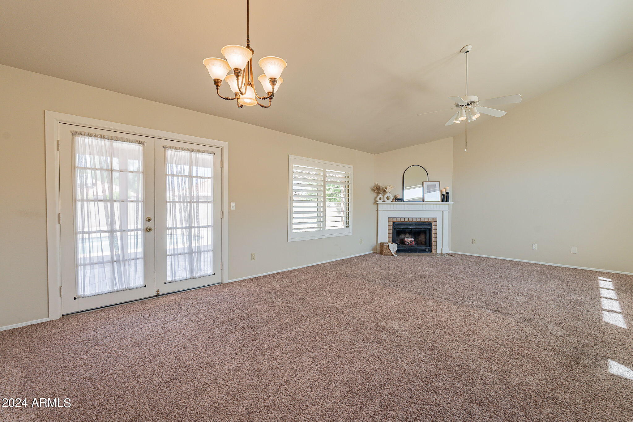 Front living and dining