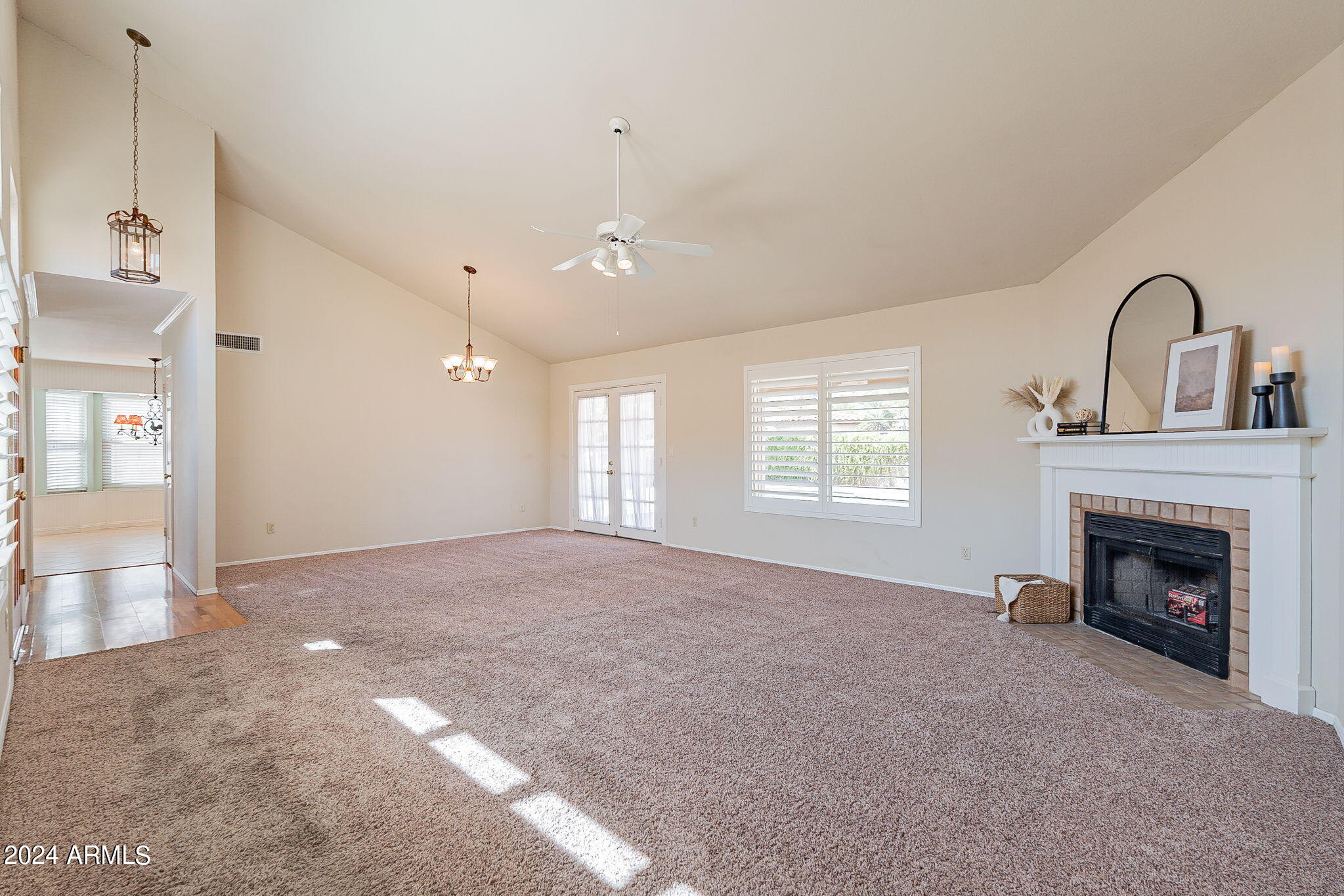 1938 East Colt Road Tempe, AZ 85284 - Photo 8 of 40 Cozy Living Room with Fireplace