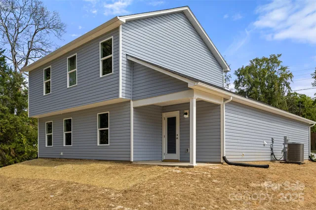 a backyard of a house