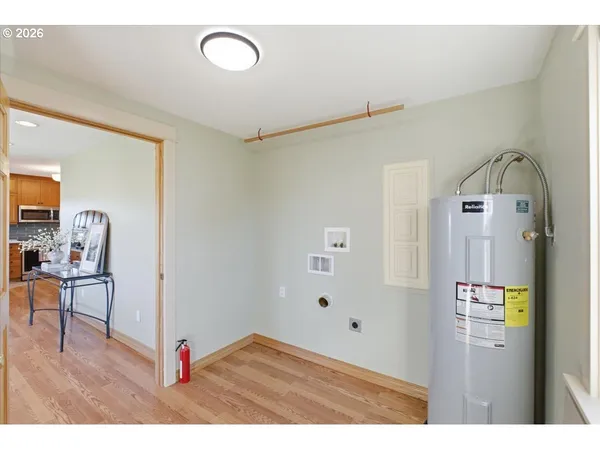 a view of livingroom with furniture and wooden floor