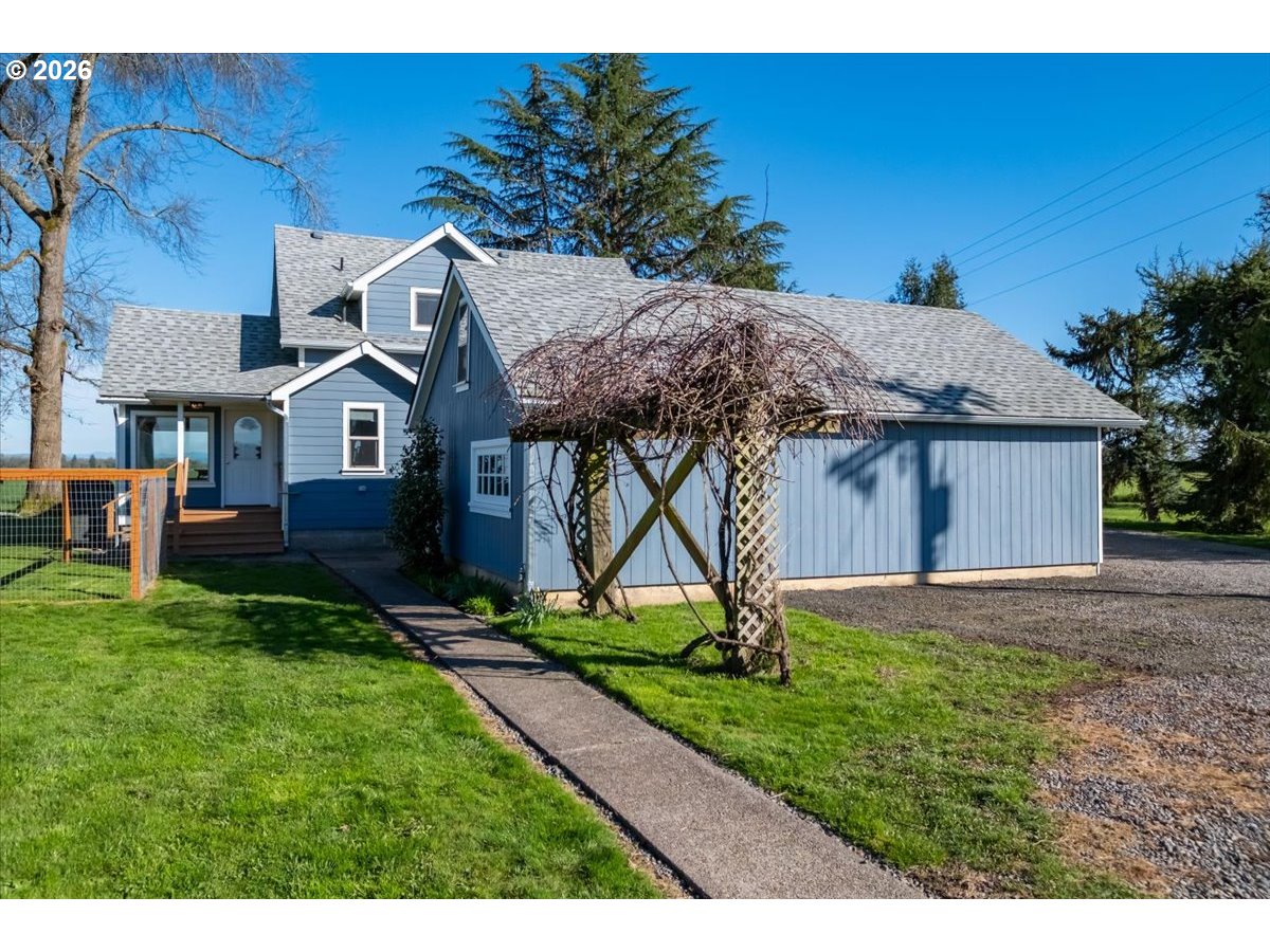 27144 Irish Bend Loop Halsey, OR 97348 - Photo 26 of 48 a view of a house with backyard and a tree