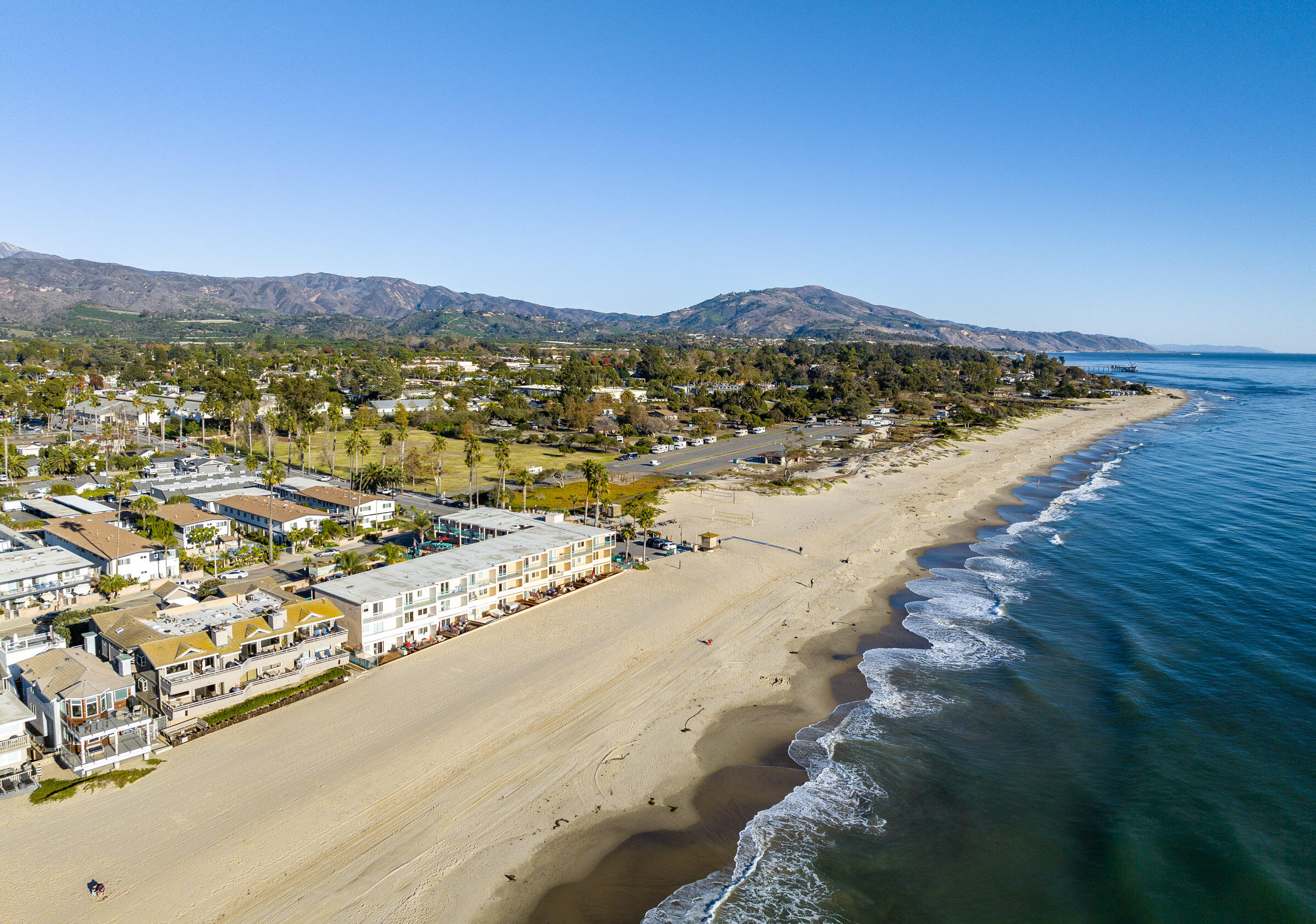 4925 Sandyland Road, Unit F Carpinteria, CA 93013 - Photo 4 of 19 a view of a city with an ocean beach