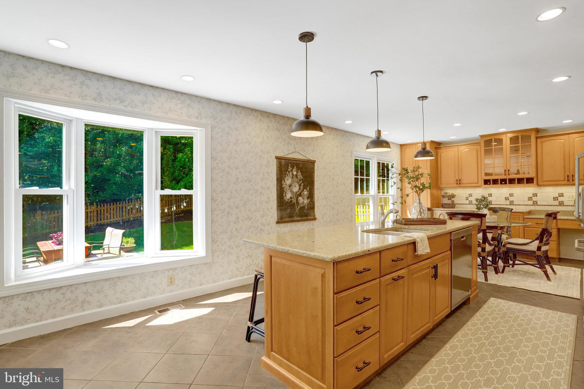 7206 Joshua Tree Lane Springfield, VA 22152 - Photo 12 of 50 Bright and inviting kitchen with natural light.
