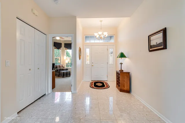 a view of a livingroom with furniture