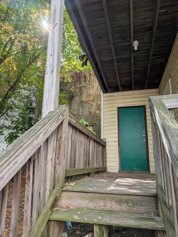 a view of a house with a deck