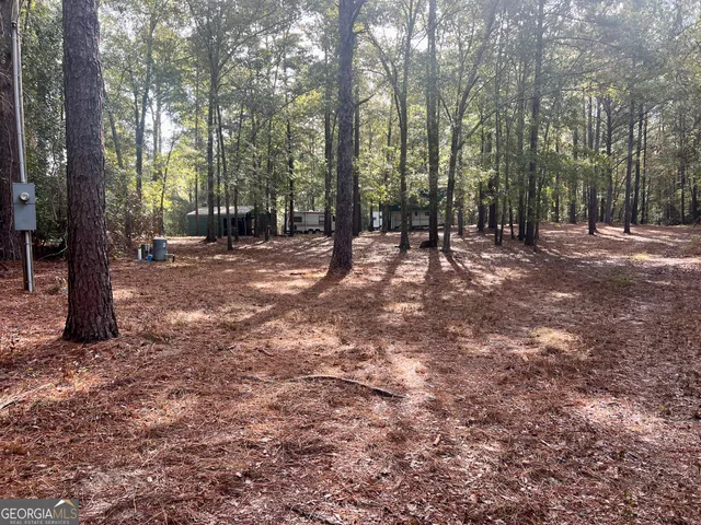 a view of an outdoor space and a yard