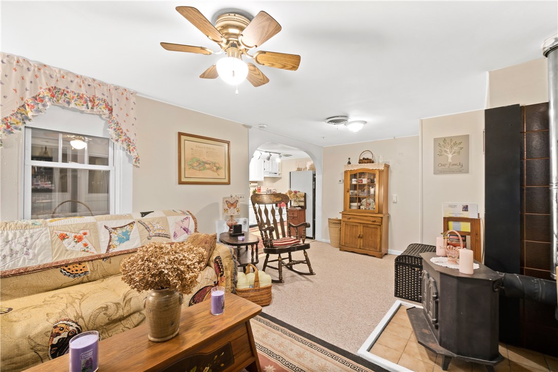 422 Waterman Hill Road Coventry, RI 02827 - Photo 26 of 39 Cottage living room with wood burning stove