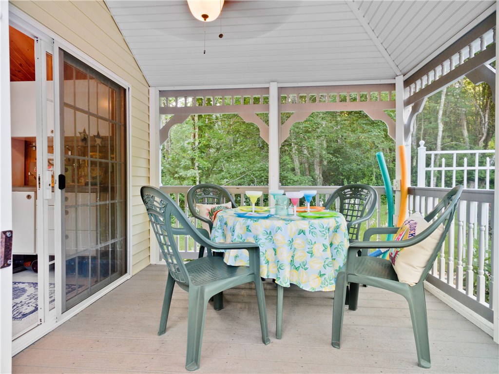 422 Waterman Hill Road Coventry, RI 02827 - Photo 37 of 39 Screened in porch area of the pool cabana