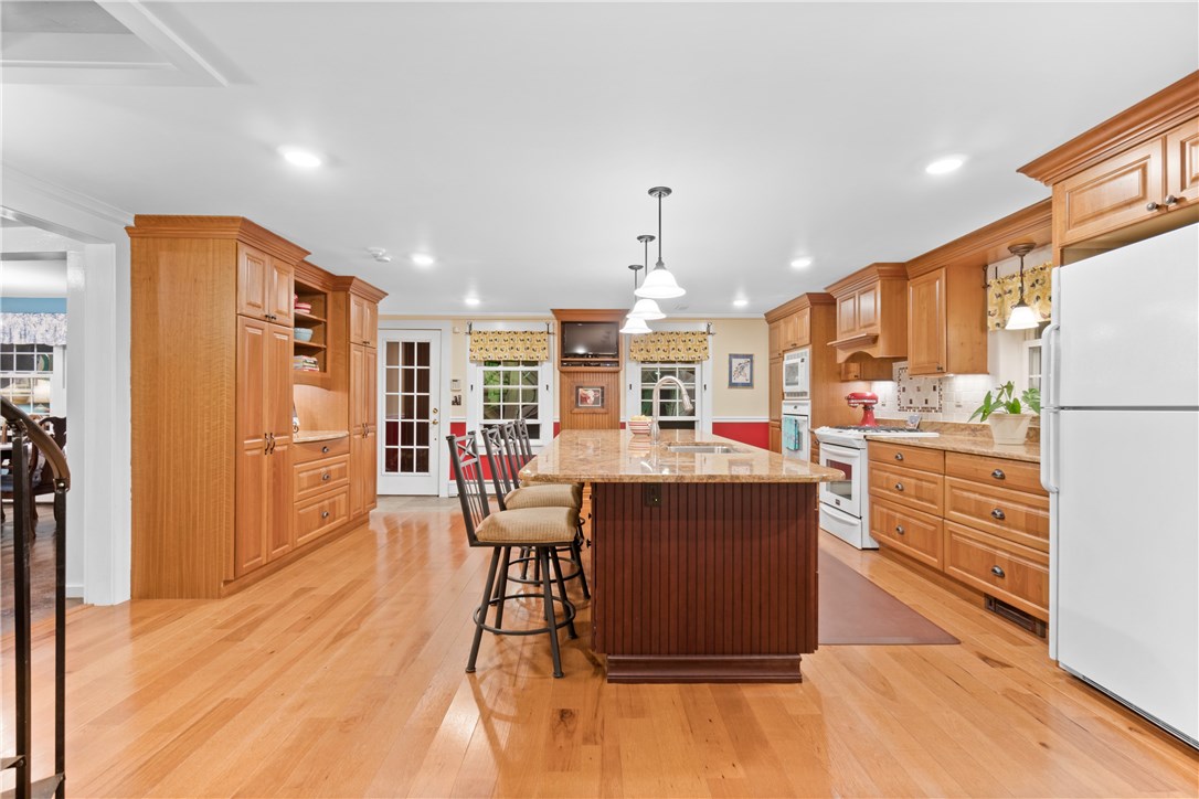 422 Waterman Hill Road Coventry, RI 02827 - Photo 5 of 39 Beautiful newer granite kitchen with hardwoods and lots of storage!