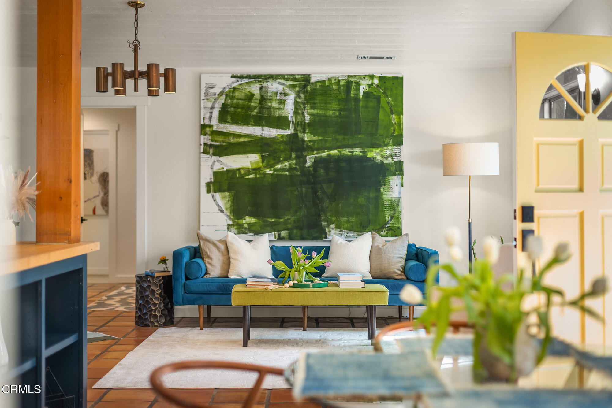 3541 Thacher Road Ojai, CA 93023 - Photo 2 of 50 a living room with patio furniture and a potted plant